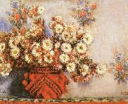 Claude Monet Chrysanthemums ss oil painting on canvas